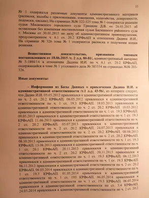 Выписка из «Базы Данных» Ильдара Дадина