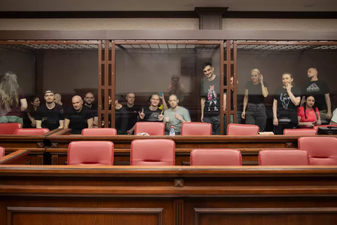 Audience du tribunal sur l’affaire des participants d’Azov à Rostov-sur-le-Don, 21 août 2024 / Photo: Alexandra Astakhov, Mediazona