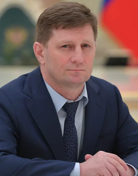 Сергей Фургал во время встречи с Владимиром Путиным, 2018 год / Фото: kremlin.ru, CC BY 4.0