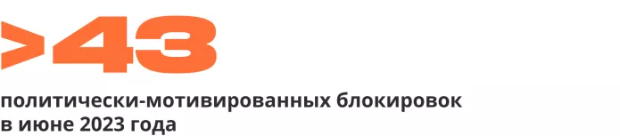 Хроника политических преследований в июне 2023 года: главное | ОВД-Инфо