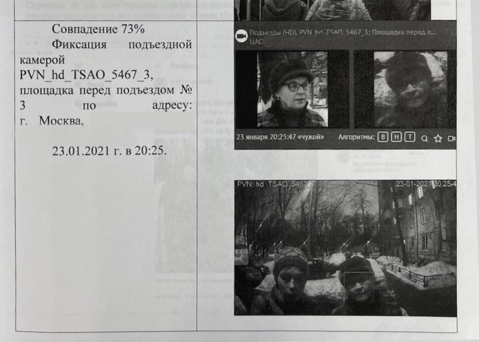 In the materials of the case filed against Elena Shuvalova, there was a screenshot of a video obtained from the entrance CCTV of the house where the deputy lives.