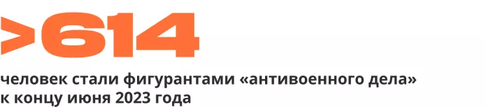 Хроника политических преследований в июне 2023 года: главное | ОВД-Инфо
